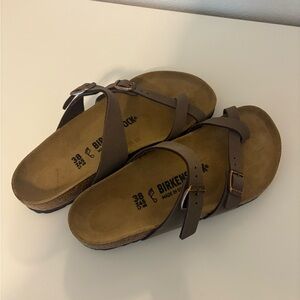Birkenstock Tan Double Strap Sandals